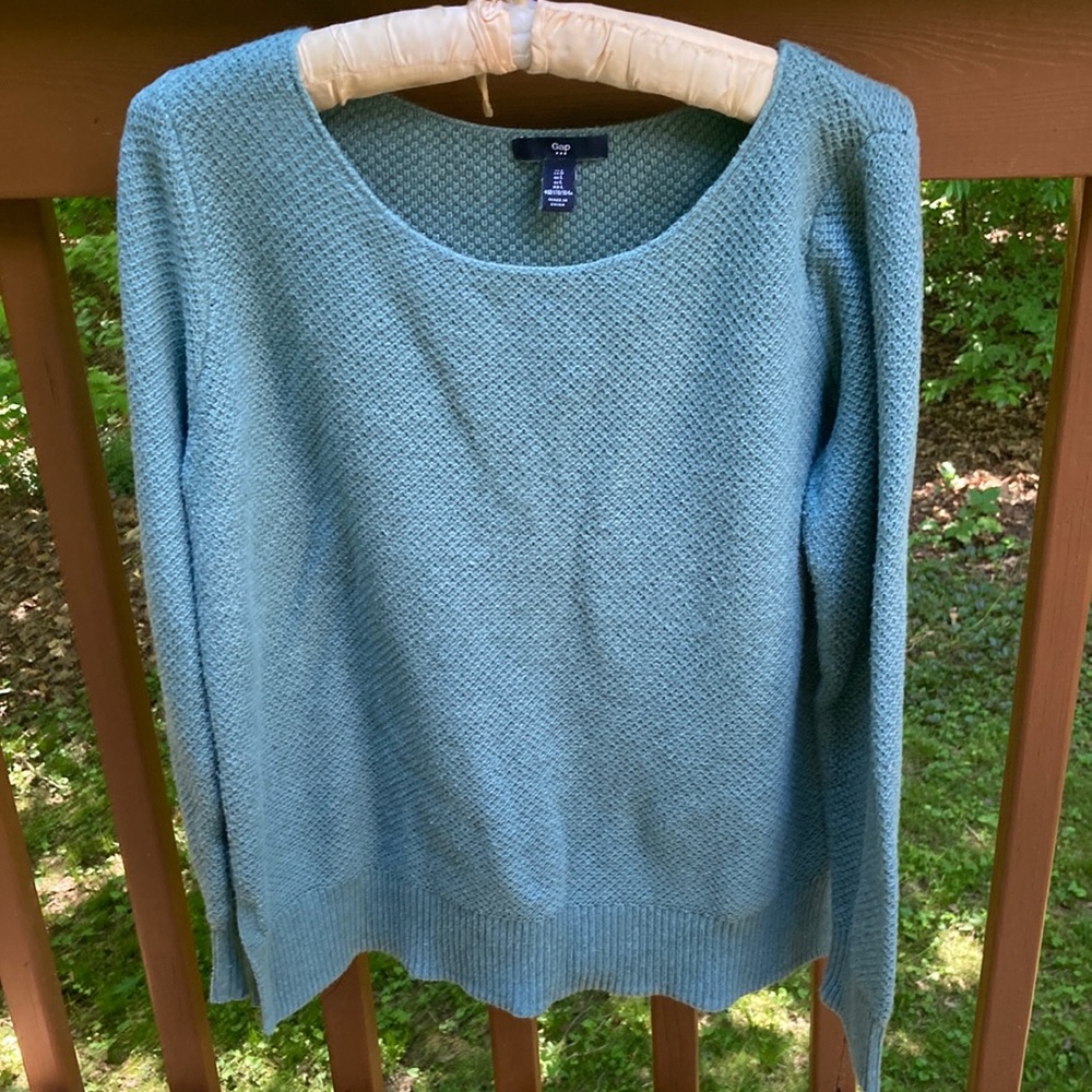 Gap blue grey pullover sweater